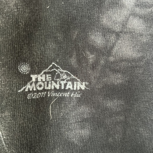 THE MOUNTAIN Black Lab dog t-shirt black Mens Large Short Sleeve, size 2XL - Picture 6 of 7